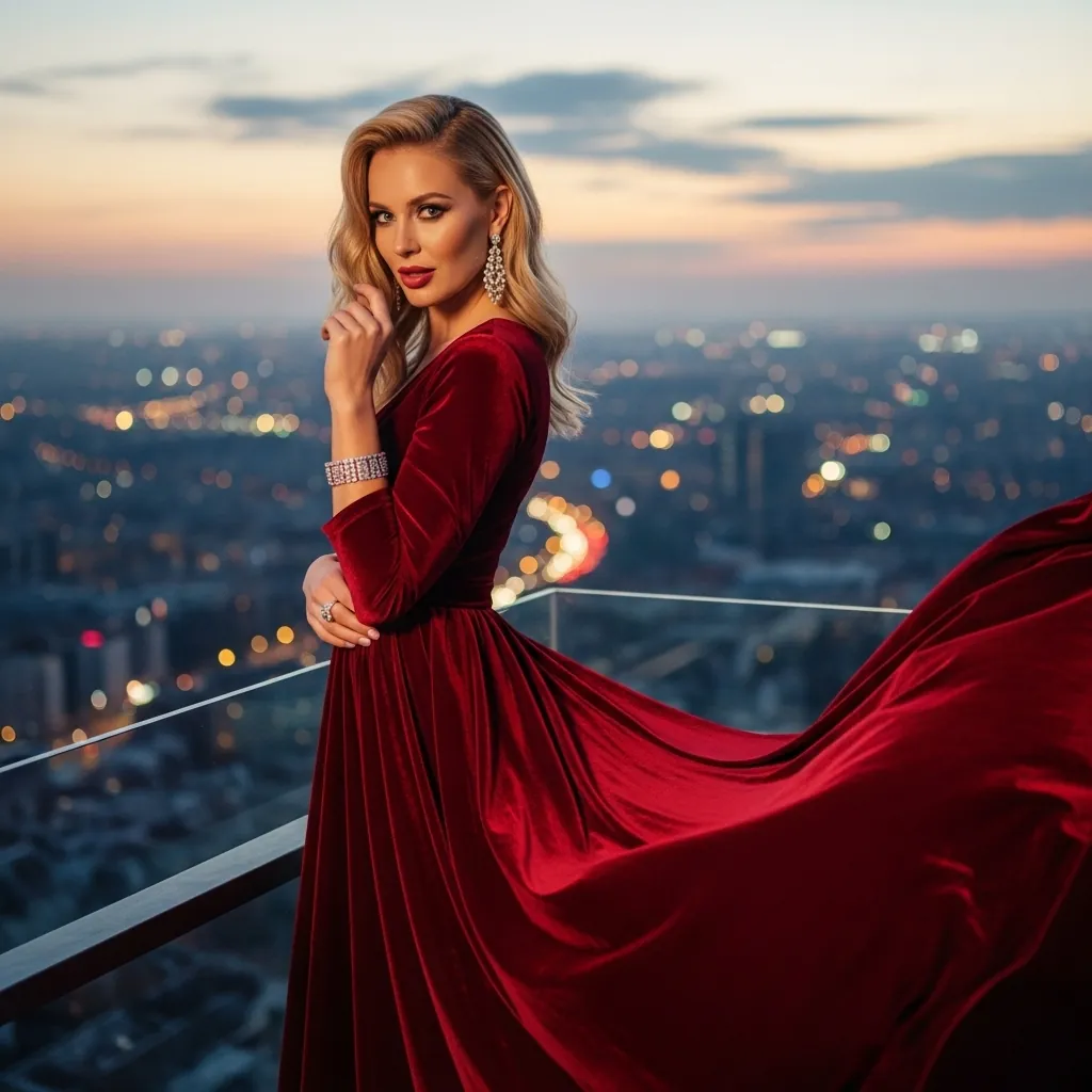 Aksamitna elegancja wieczorowa – inspiracje i porady